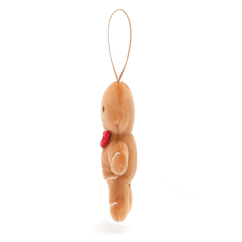 Pluszaki Jellycat Amuseables Festive Folly Gingerbread Fred,16cm x 4cm x 2cm Brązowe | Polska  JBHN-71085