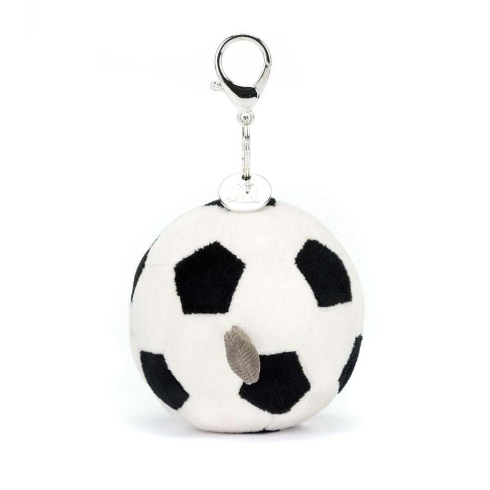Pluszaki Jellycat Amuseables Football,16cm x 8cm x 6cm Białe | Polska  PRCB-45206
