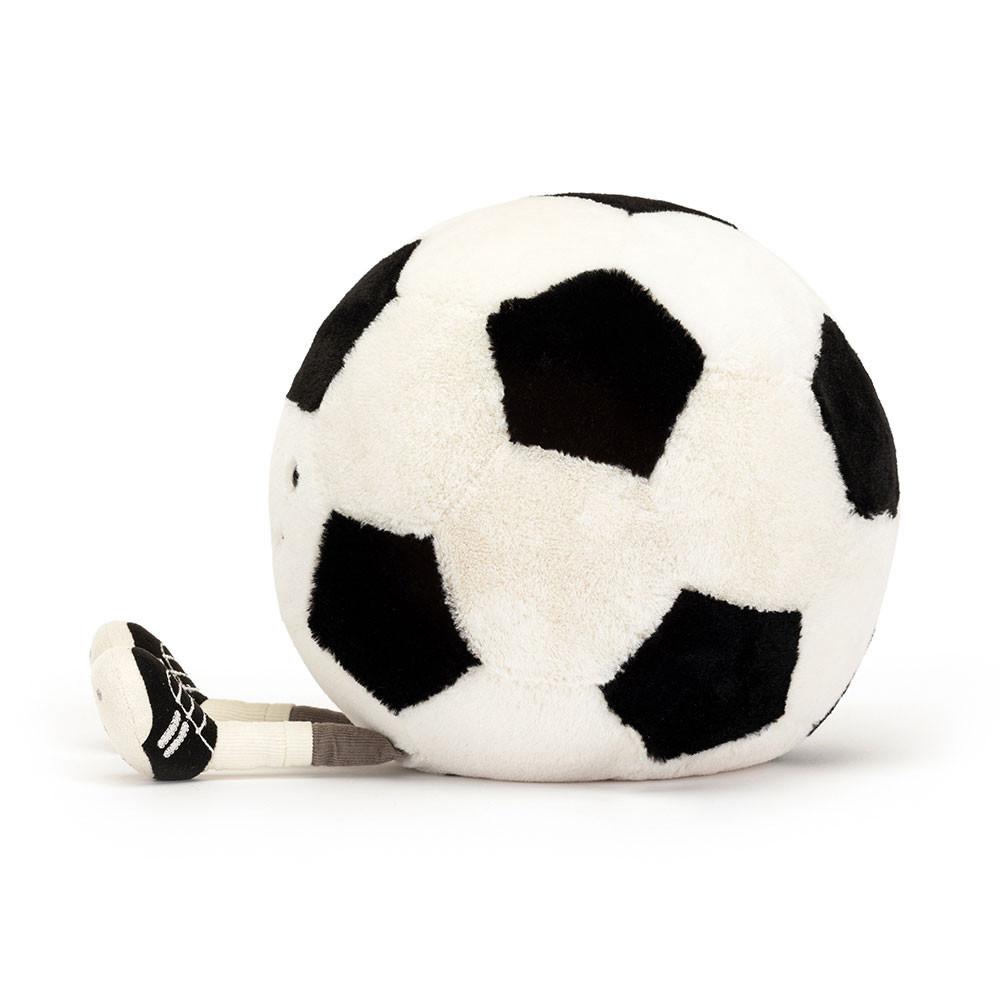 Pluszaki Jellycat Amuseables Football,31cm x 21cm x 21cm Białe | Polska  FWQO-13780