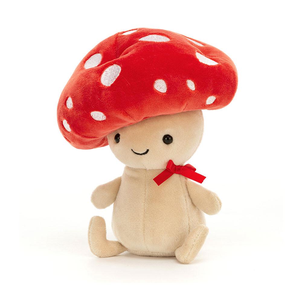 Pluszaki Jellycat Amuseables Fun-Guy Robbie,16cm x 8cm x 6cm Czerwone | Polska  KXMT-01937