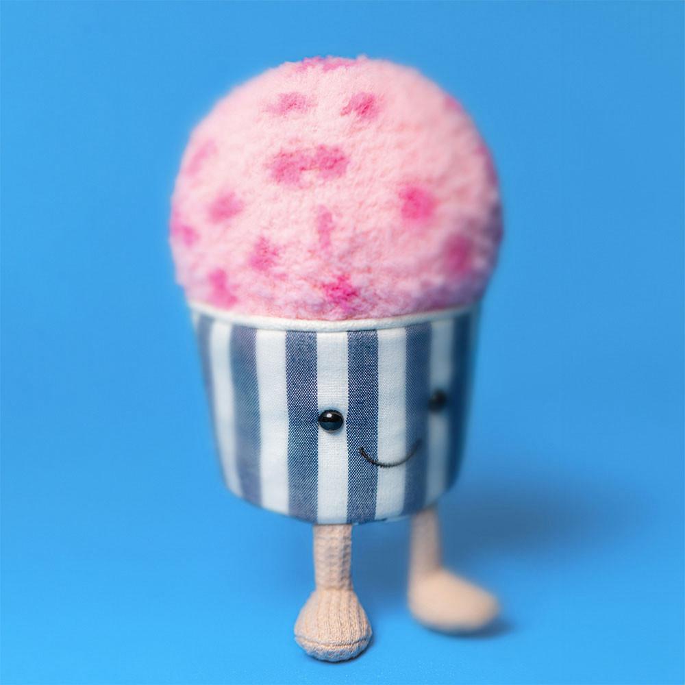 Pluszaki Jellycat Amuseables Gelato,16cm x 7cm x 8cm Różowe | Polska  PBQT-81270
