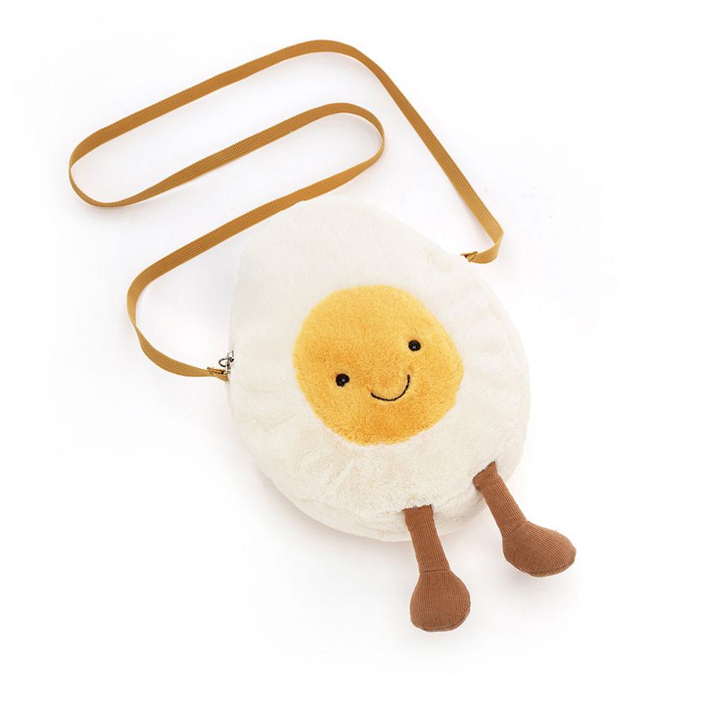 Pluszaki Jellycat Amuseables Happy Boiled Jajko,28cm x 18cm x 10cm Białe | Polska  VRBP-02437