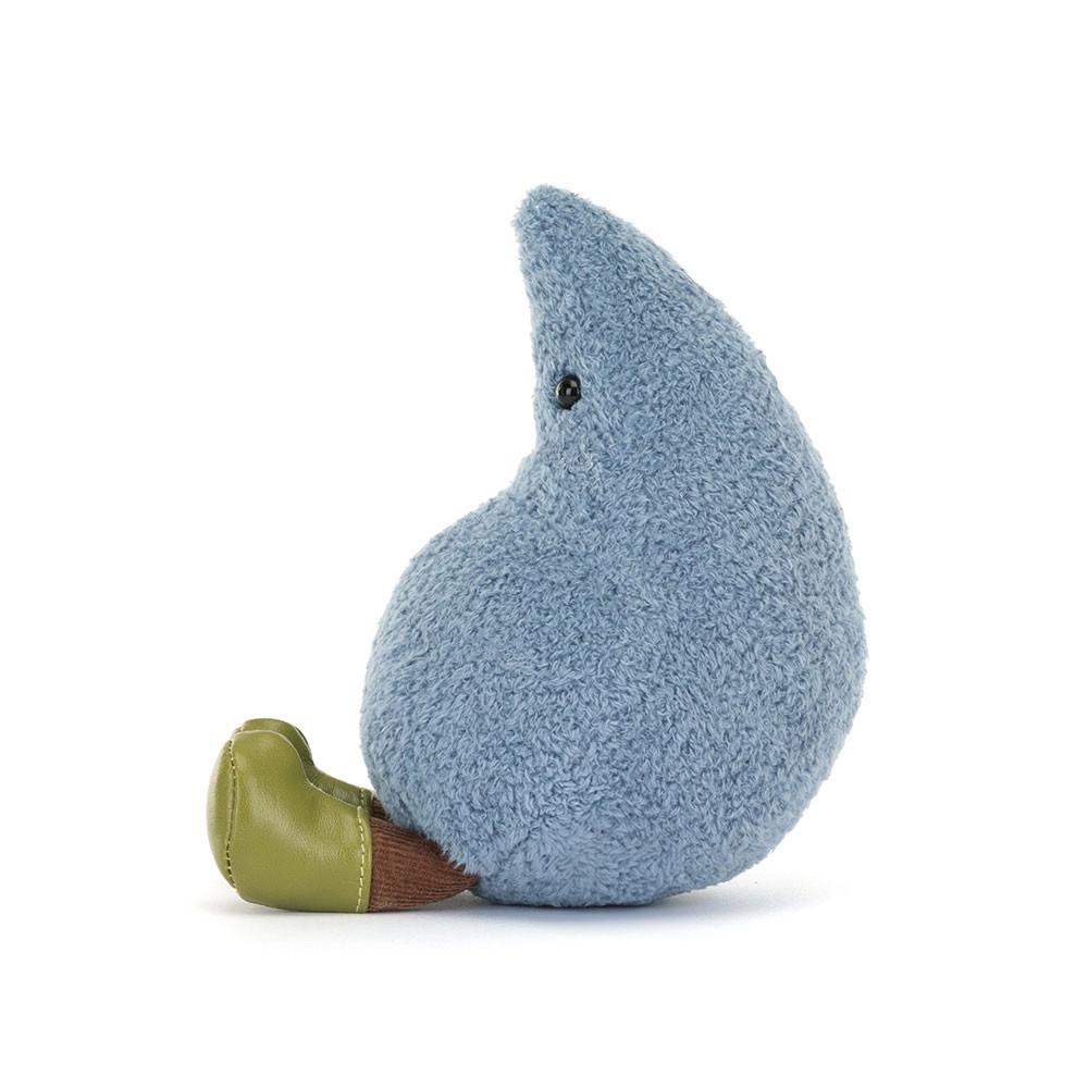 Pluszaki Jellycat Amuseables Happy Raindrop,13cm x 9cm x 9cm Niebieskie | Polska  LWPY-50673