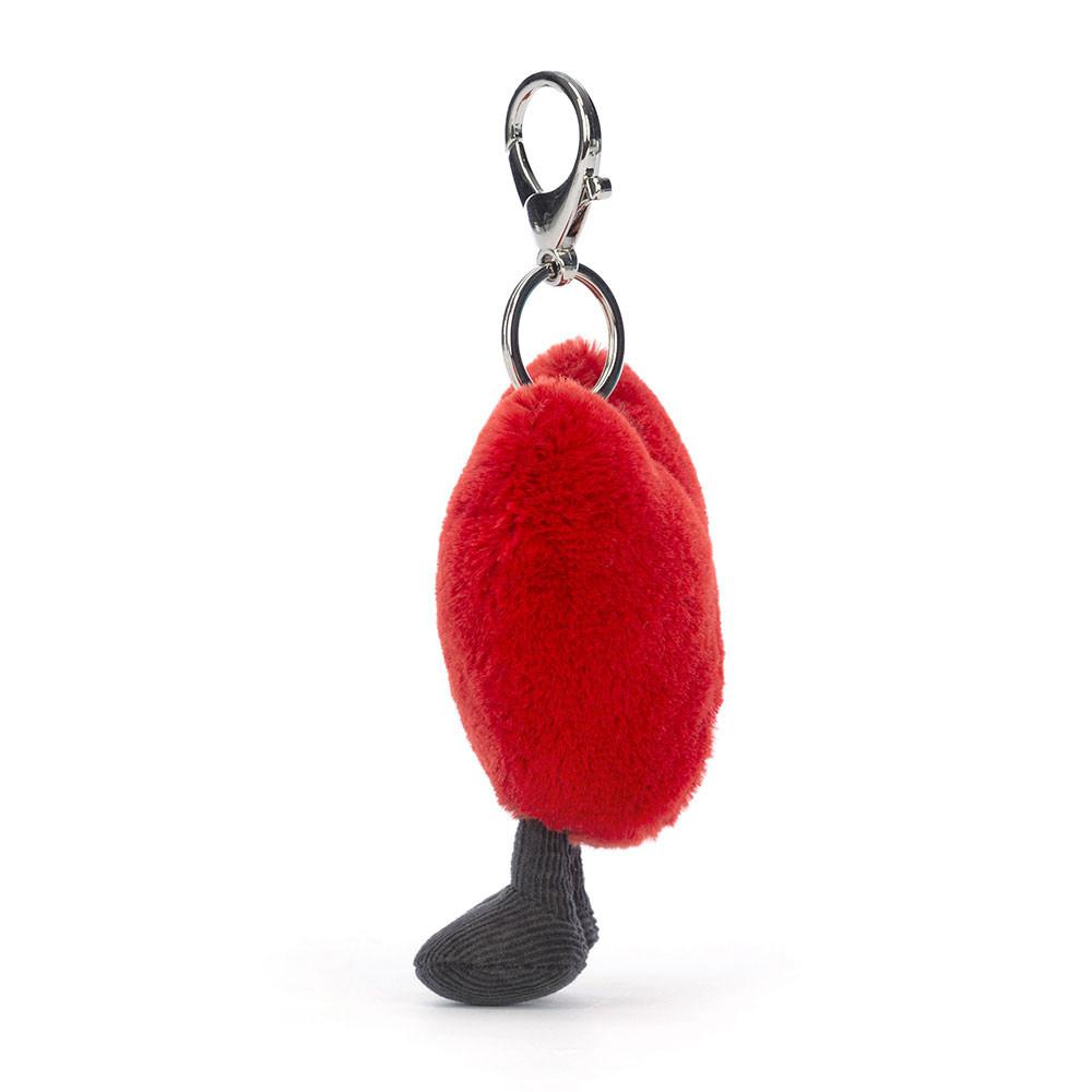 Pluszaki Jellycat Amuseables Heart,13cm x 9cm x 3cm Czerwone | Polska  BQFO-39850