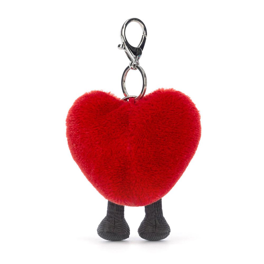 Pluszaki Jellycat Amuseables Heart,13cm x 9cm x 3cm Czerwone | Polska  BQFO-39850