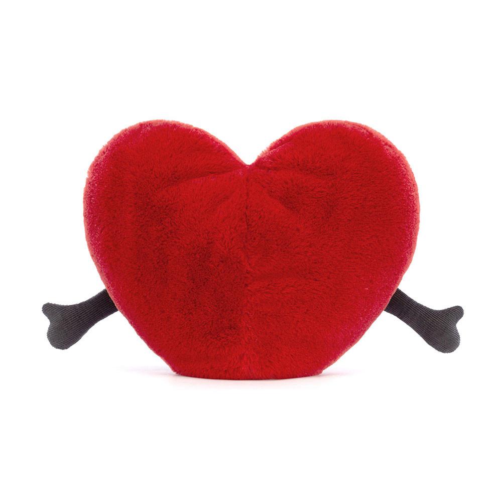 Pluszaki Jellycat Amuseables Heart,17cm x 19cm x 7cm Czerwone | Polska  CPWD-56104