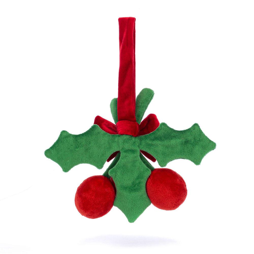 Pluszaki Jellycat Amuseables Holly,15cm x 19cm x 4cm Czerwone | Polska  DBXG-51602