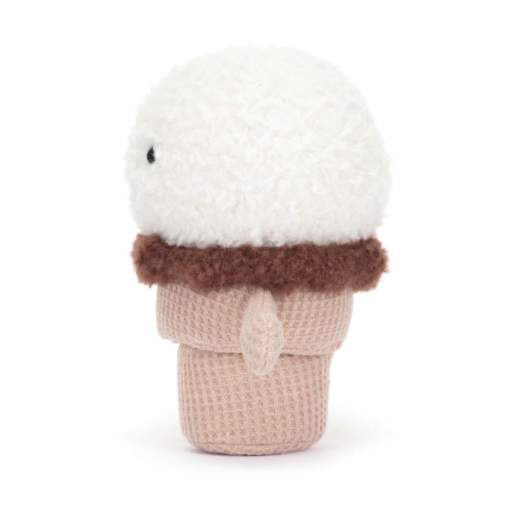 Pluszaki Jellycat Amuseables Ice Cream Cone,14cm x 9cm x 5cm Białe | Polska  PXHI-47286