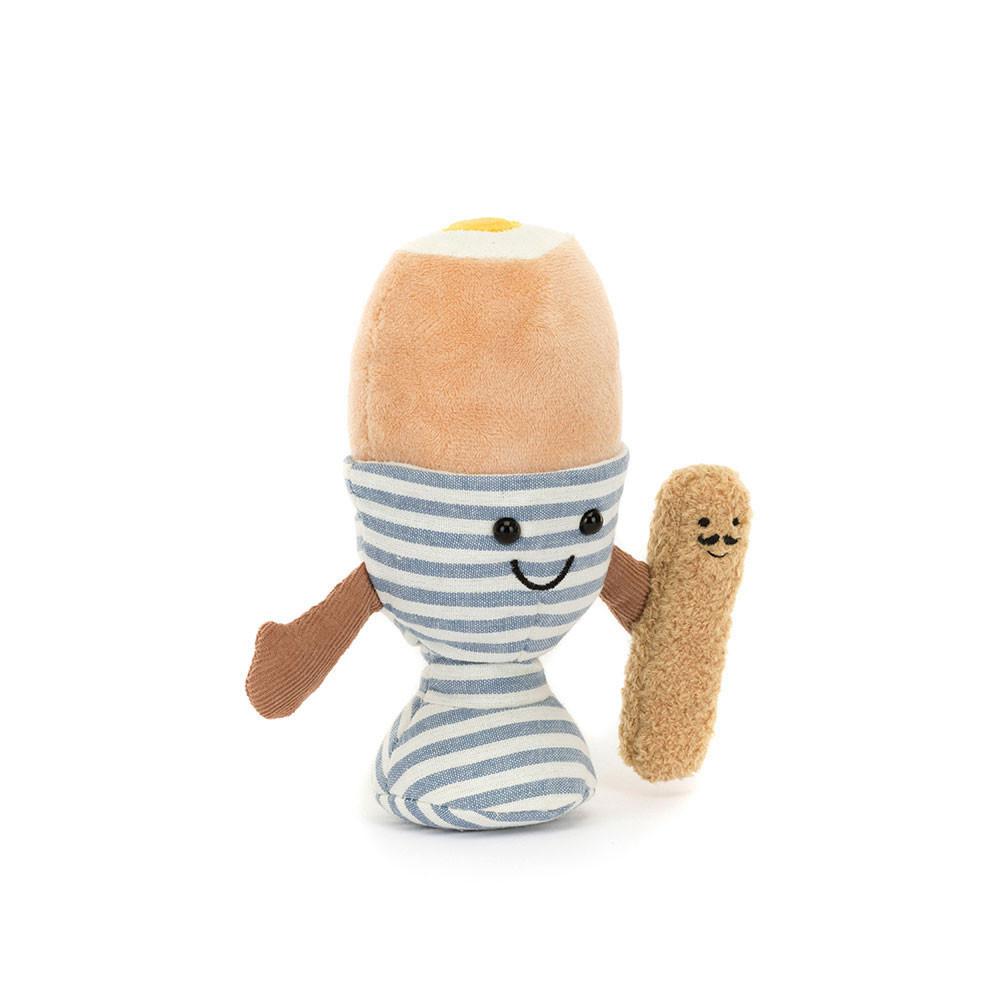 Pluszaki Jellycat Amuseables Jajkoetha Jajko & Lance Soldier,16cm x 12cm x 6cm Beżowe | Polska  IHZL-40932