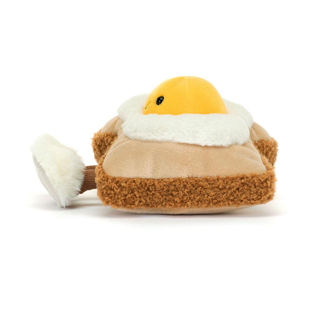 Pluszaki Jellycat Amuseables Jajkolantine Jajko On Toast,12cm x 16cm x 12cm Beżowe | Polska  OKSQ-91067