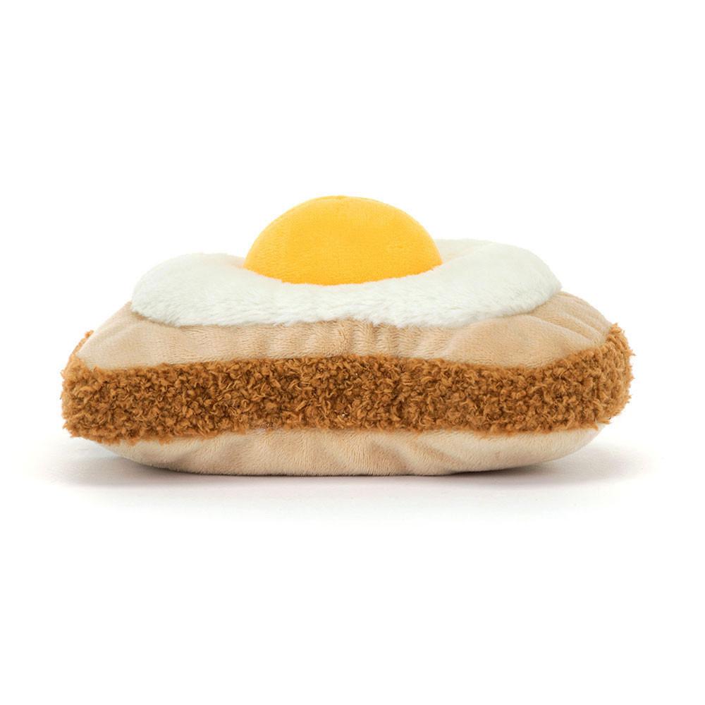 Pluszaki Jellycat Amuseables Jajkolantine Jajko On Toast,12cm x 16cm x 12cm Beżowe | Polska  OKSQ-91067