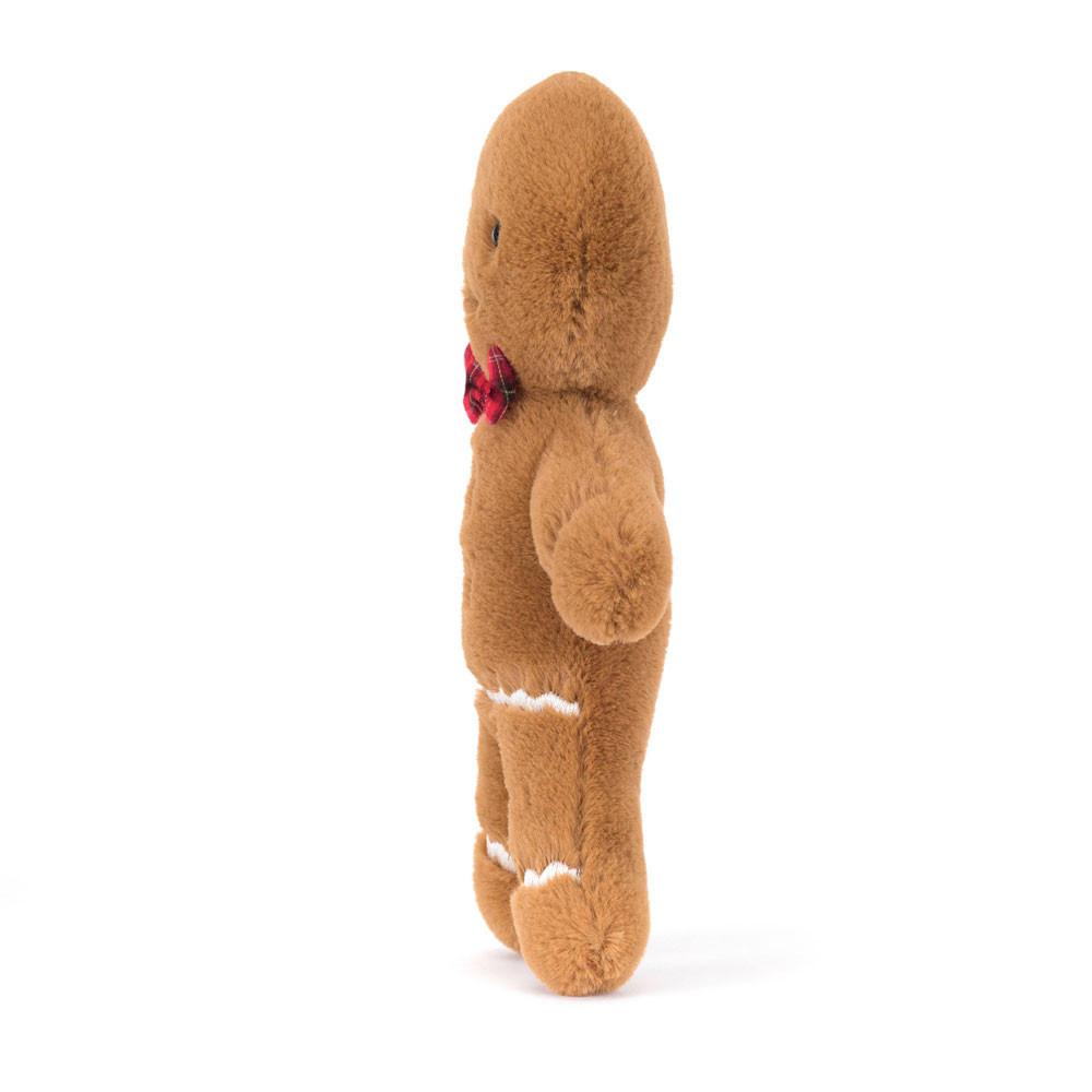 Pluszaki Jellycat Amuseables Jolly Gingerbread Fred,20cm x 6cm x 3cm Brązowe | Polska  UKYV-06129