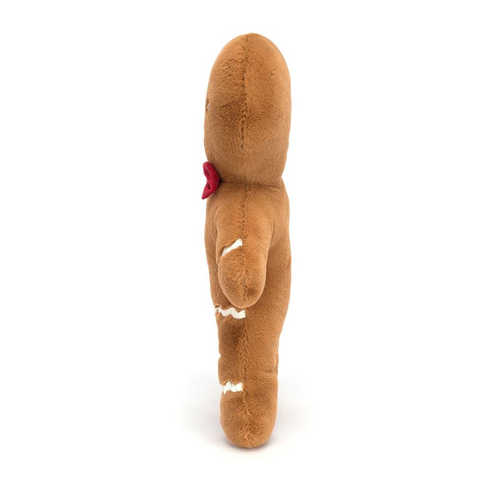 Pluszaki Jellycat Amuseables Jolly Gingerbread FHuge,52cm x 21cm x 9cm Brązowe | Polska  BHGE-45029