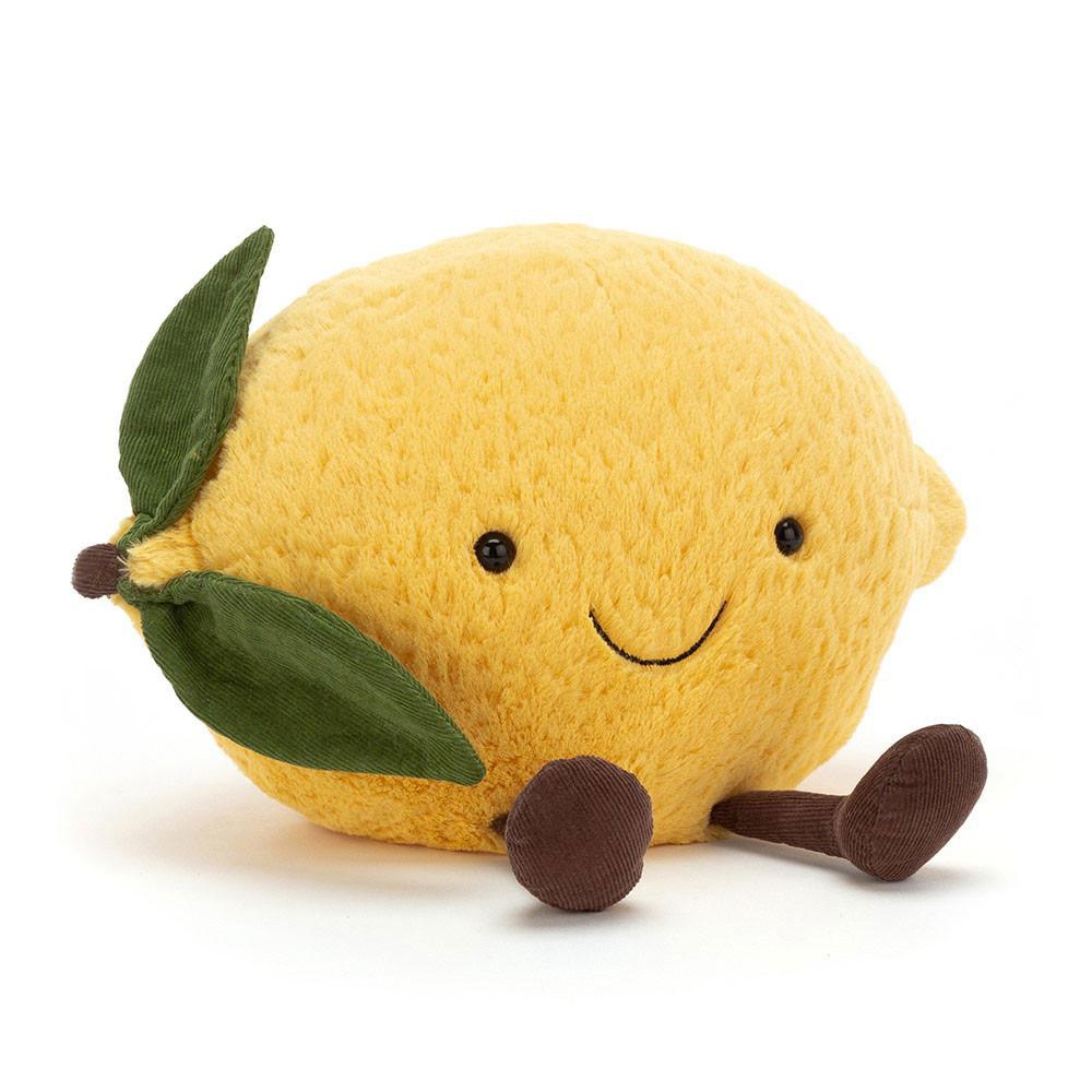 Pluszaki Jellycat Amuseables Lemon,20cm x 25cm x 13cm Żółte | Polska  HJPG-36702