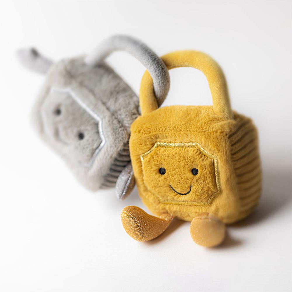 Pluszaki Jellycat Amuseables Love Locks,14cm x 18cm x 5cm Żółte | Polska  CDFT-42350