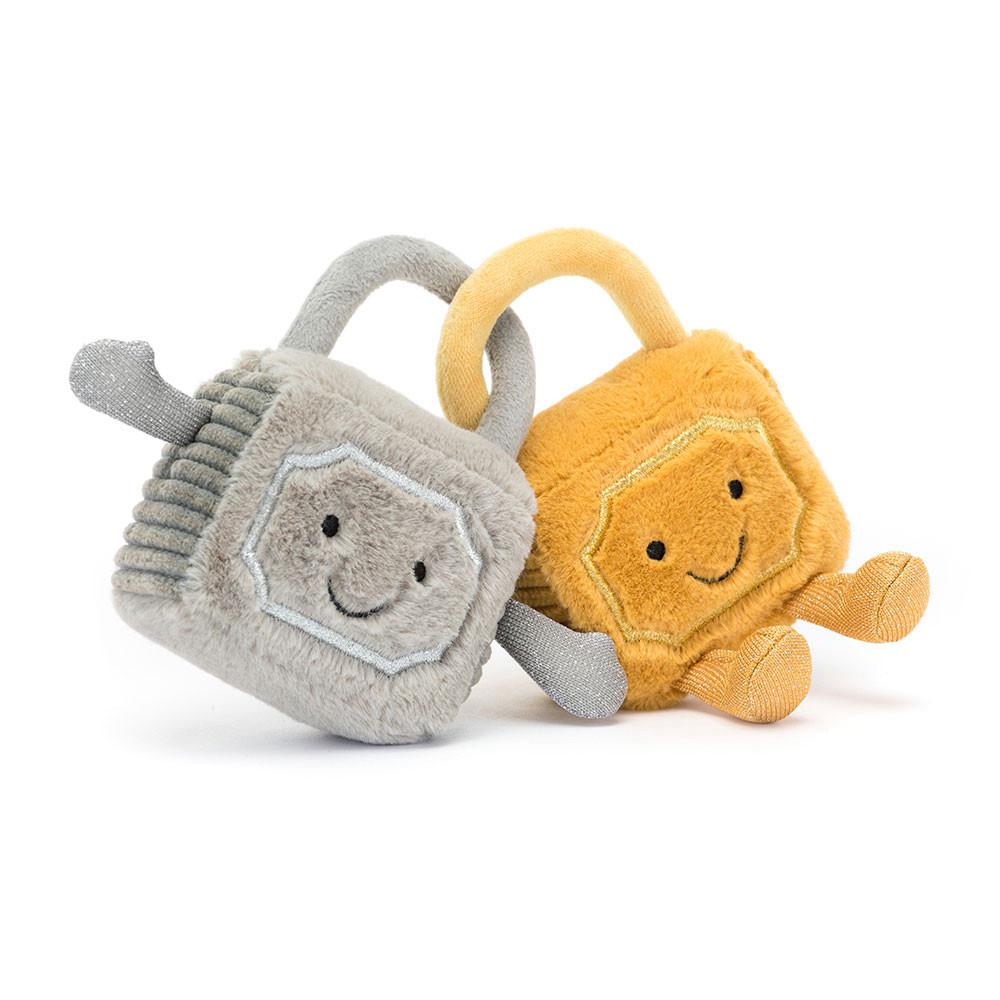 Pluszaki Jellycat Amuseables Love Locks,14cm x 18cm x 5cm Żółte | Polska  CDFT-42350