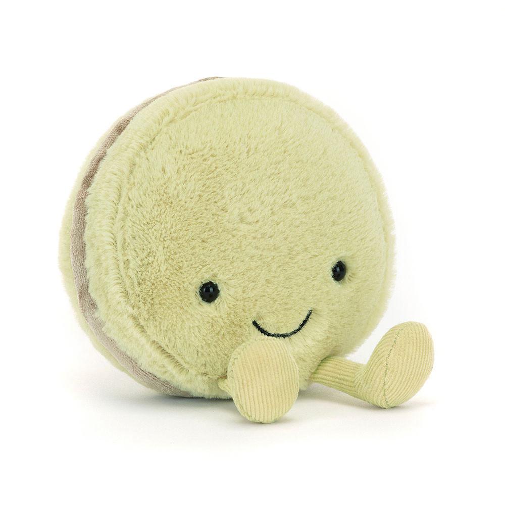 Pluszaki Jellycat Amuseables Max Macaron,12cm x 10cm x 5cm Zielone | Polska  HECG-37496