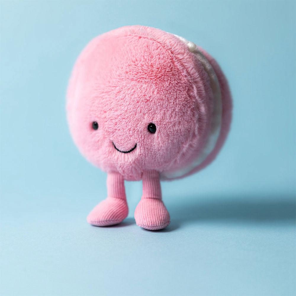 Pluszaki Jellycat Amuseables Mia Macaron,12cm x 10cm x 5cm Różowe | Polska  SUQA-51430