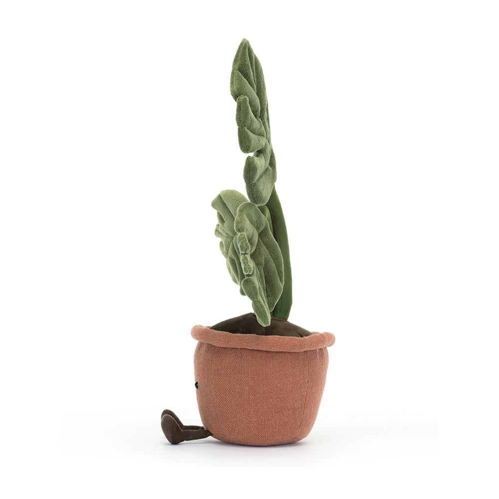 Pluszaki Jellycat Amuseables Monstera Plant,43cm x 15cm x 14cm Zielone | Polska  GRZN-92036