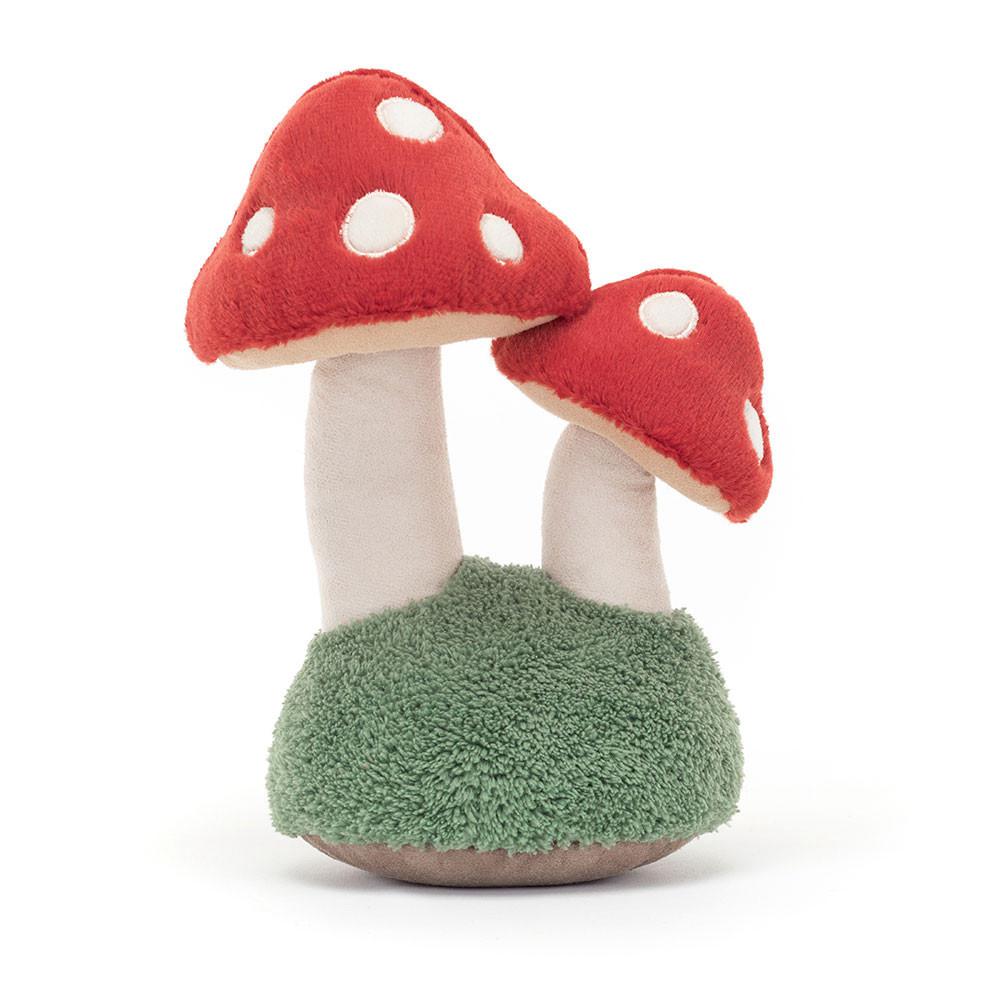 Pluszaki Jellycat Amuseables Pair of Toadstools,25cm x 13cm x 11cm Czerwone | Polska  IJVE-85376