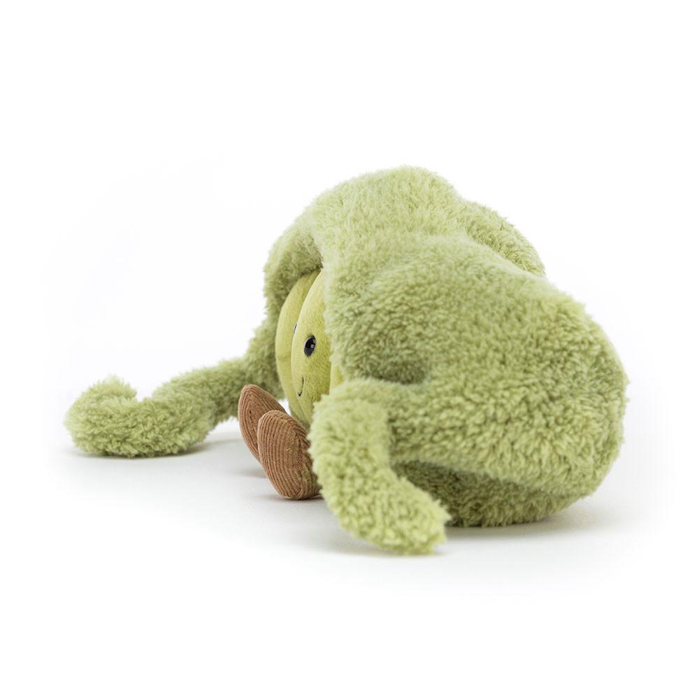 Pluszaki Jellycat Amuseables Pea in a Pod,11cm x 26cm x 10cm Zielone | Polska  XKEP-79420