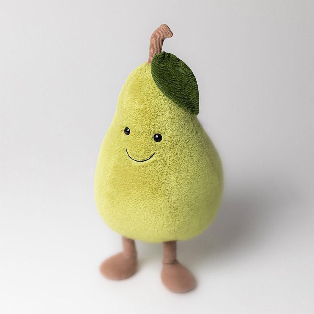 Pluszaki Jellycat Amuseables Pear,24cm x 13cm x 12cm Zielone | Polska  YKAQ-51087