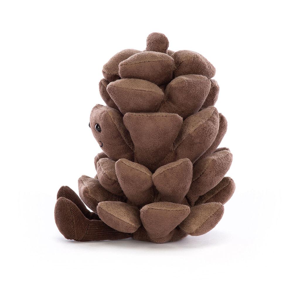 Pluszaki Jellycat Amuseables Pine Cone,16cm x 10cm x 8cm Brązowe | Polska  GLRE-46537