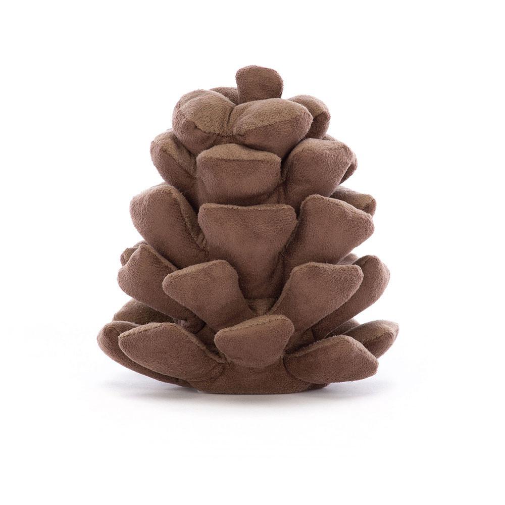 Pluszaki Jellycat Amuseables Pine Cone,16cm x 10cm x 8cm Brązowe | Polska  GLRE-46537