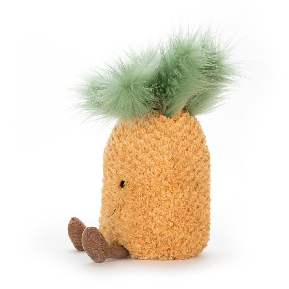 Pluszaki Jellycat Amuseables Pineapple,28cm x 15cm x 13cm Żółte | Polska  VOSH-79136