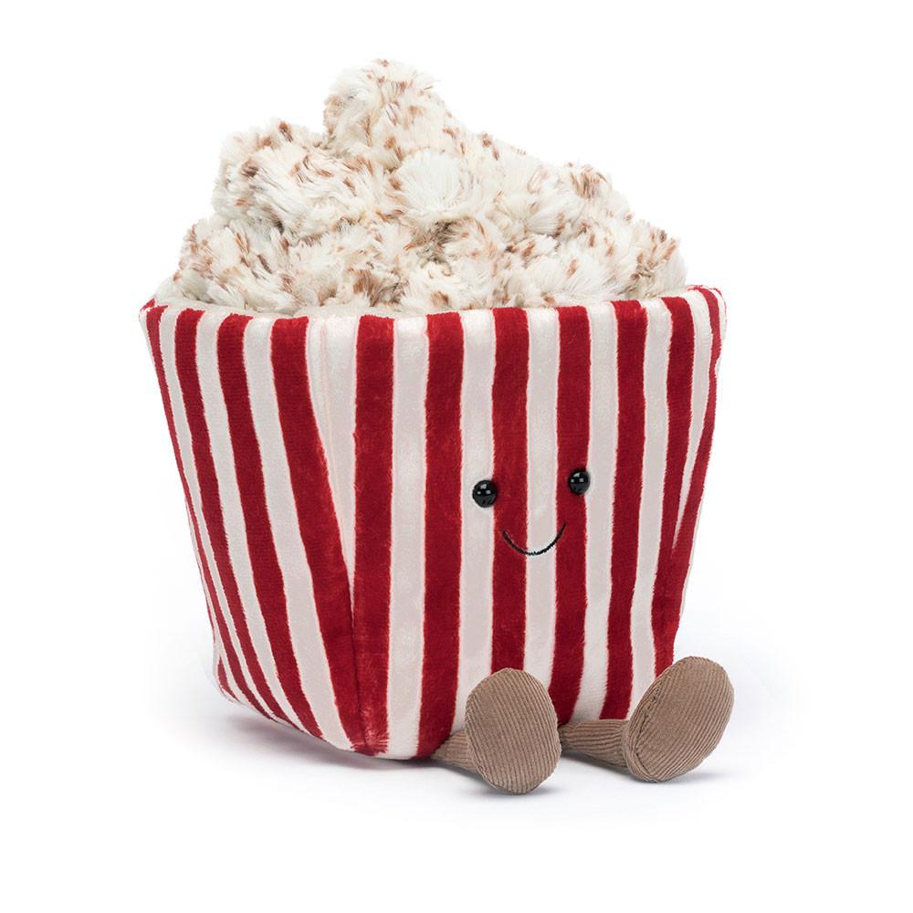 Pluszaki Jellycat Amuseables Popcorn,22cm x 12cm x 12cm Czerwone | Polska  GQDT-06458
