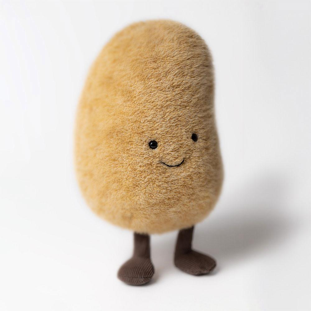 Pluszaki Jellycat Amuseables Potato,19cm x 10cm x 9cm Brązowe | Polska  ZEAR-84352