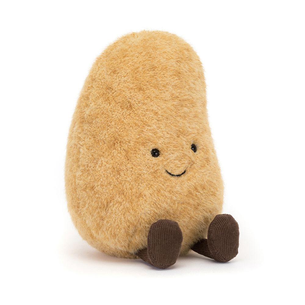 Pluszaki Jellycat Amuseables Potato,19cm x 10cm x 9cm Brązowe | Polska  ZEAR-84352