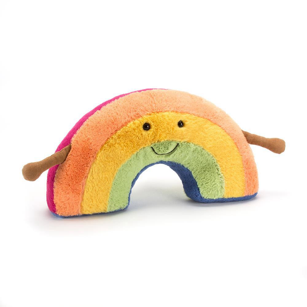 Pluszaki Jellycat Amuseables Rainbow,17cm x 32cm x 9cm Żółte | Polska  QFMB-96217