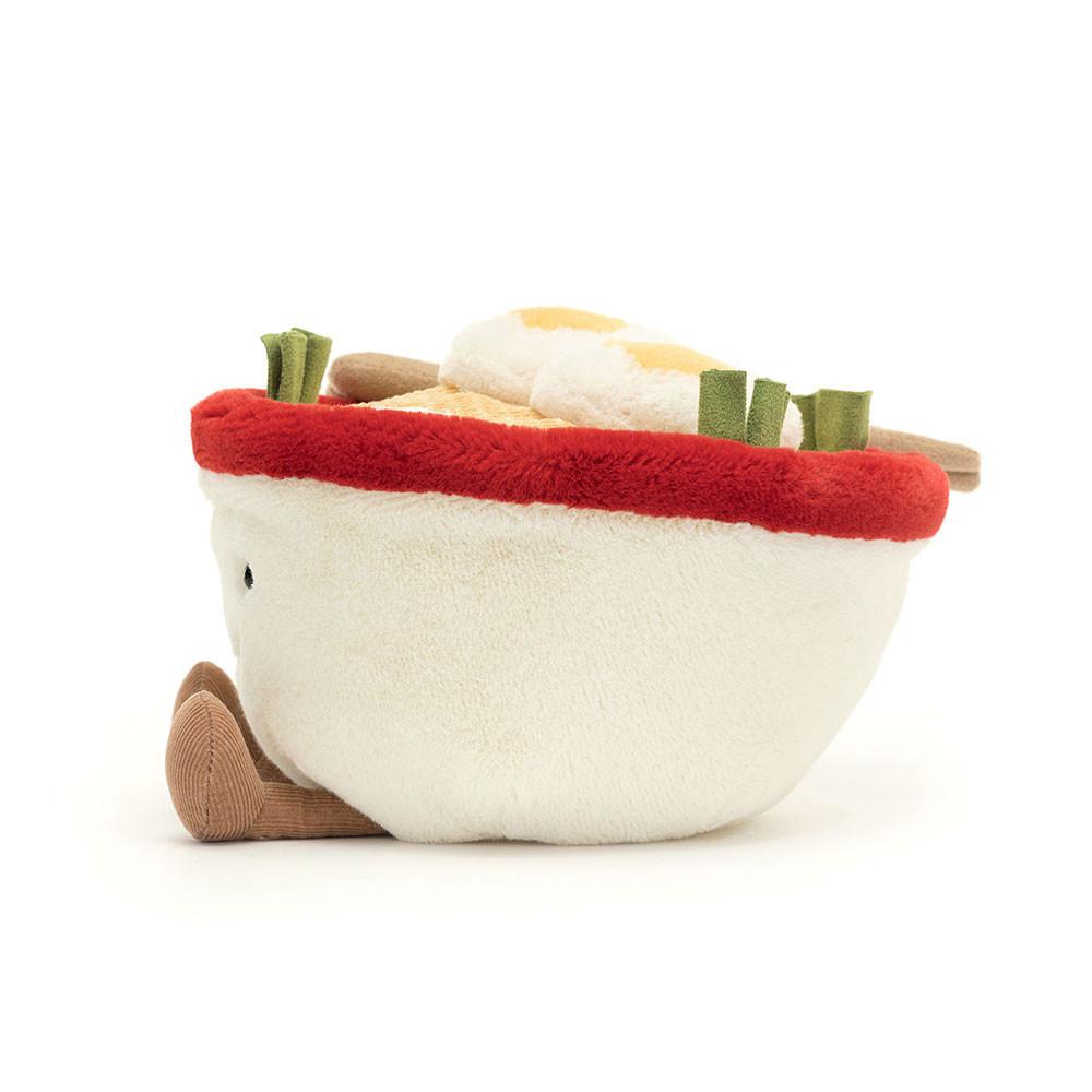 Pluszaki Jellycat Amuseables Ramen,15cm x 17cm x 16cm Szare | Polska  MBPO-78362