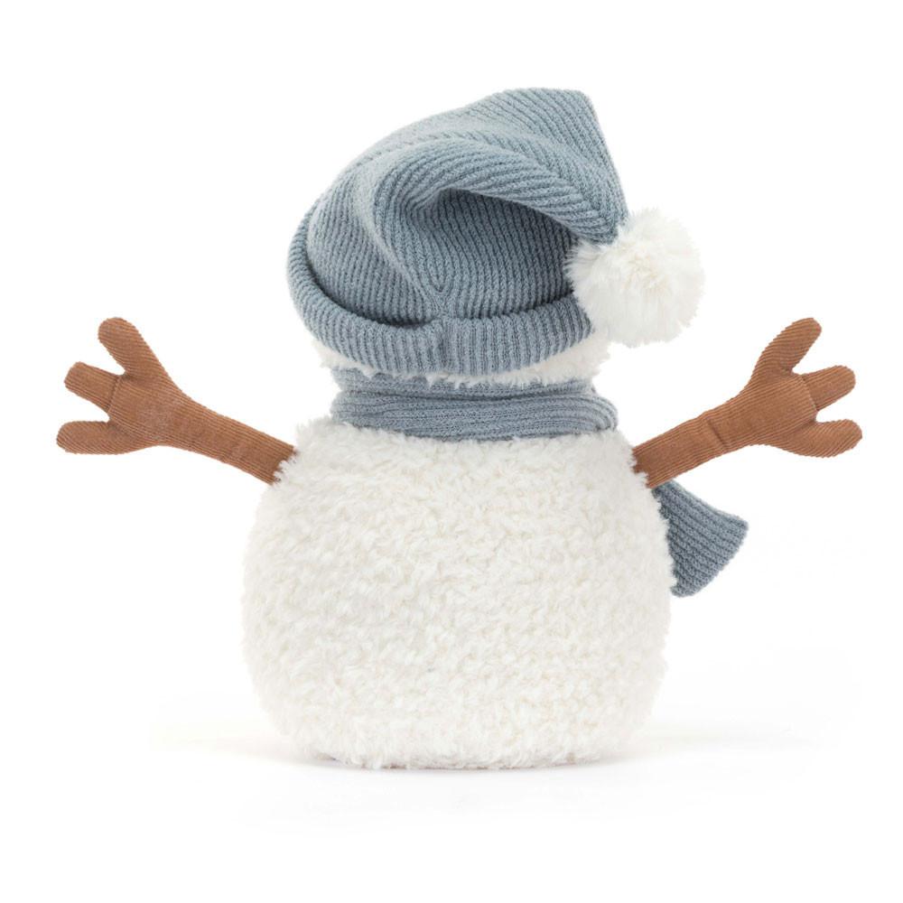 Pluszaki Jellycat Amuseables Sammie Snowman,22cm x 13cm x 11cm Białe | Polska  RMQT-78213