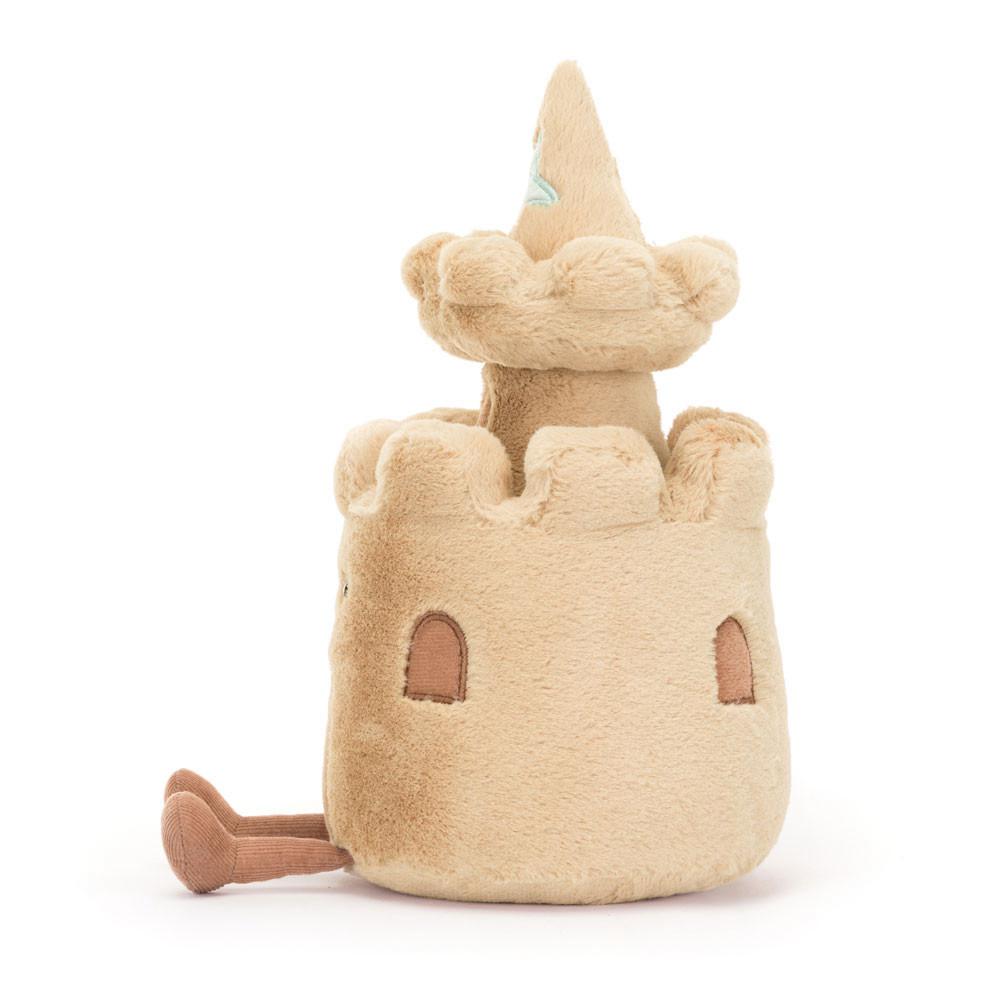 Pluszaki Jellycat Amuseables Sandcastle,29cm x 15cm x 14cm Beżowe | Polska  MTGQ-08596