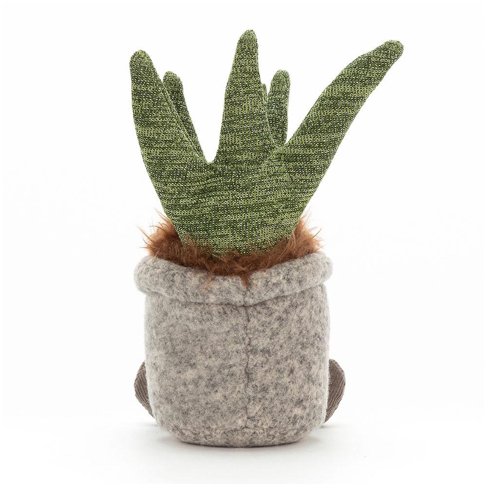 Pluszaki Jellycat Amuseables Silly Succulent Aloe,21cm x 7cm x 6cm Zielone | Polska  RZYJ-96258