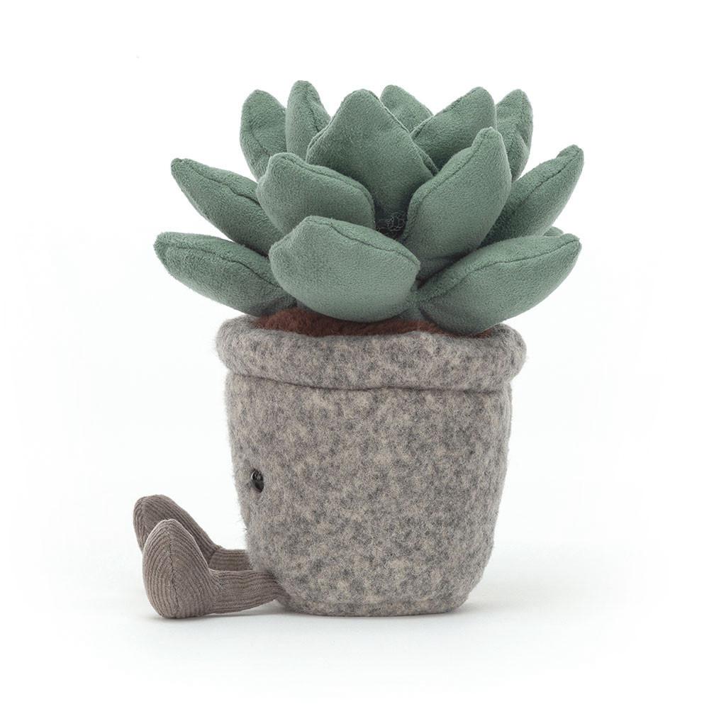 Pluszaki Jellycat Amuseables Silly Succulent Azulita,16cm x 7cm x 6cm Zielone | Polska  SKUM-73958