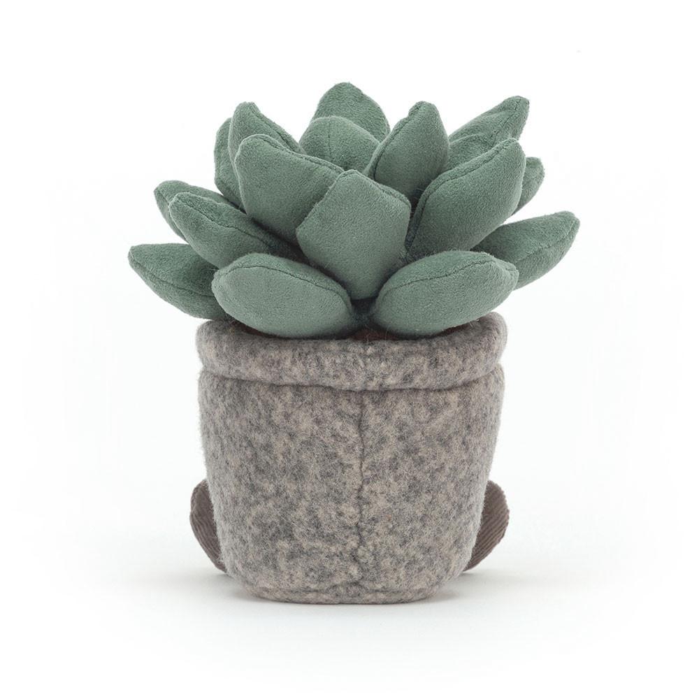 Pluszaki Jellycat Amuseables Silly Succulent Azulita,16cm x 7cm x 6cm Zielone | Polska  SKUM-73958