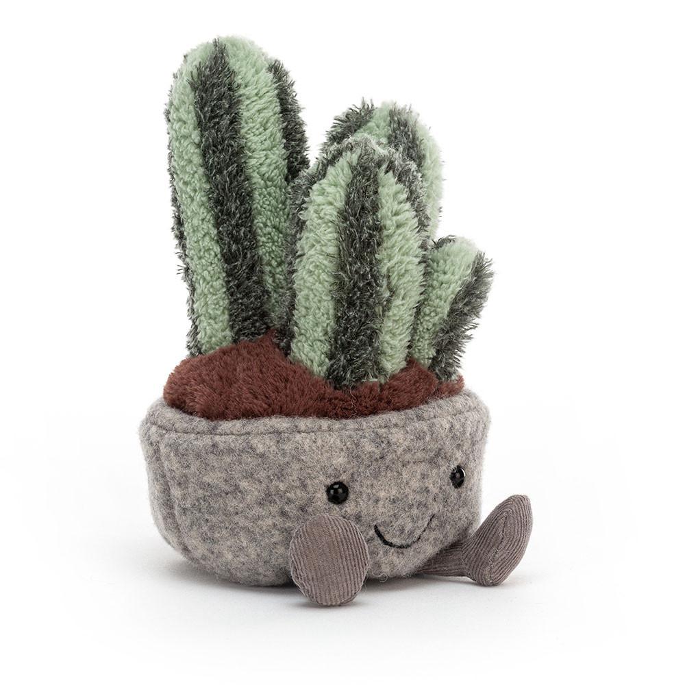 Pluszaki Jellycat Amuseables Silly Succulent Columnar Cactus,18cm x 10cm x 9cm Zielone | Polska  WPDF-40529