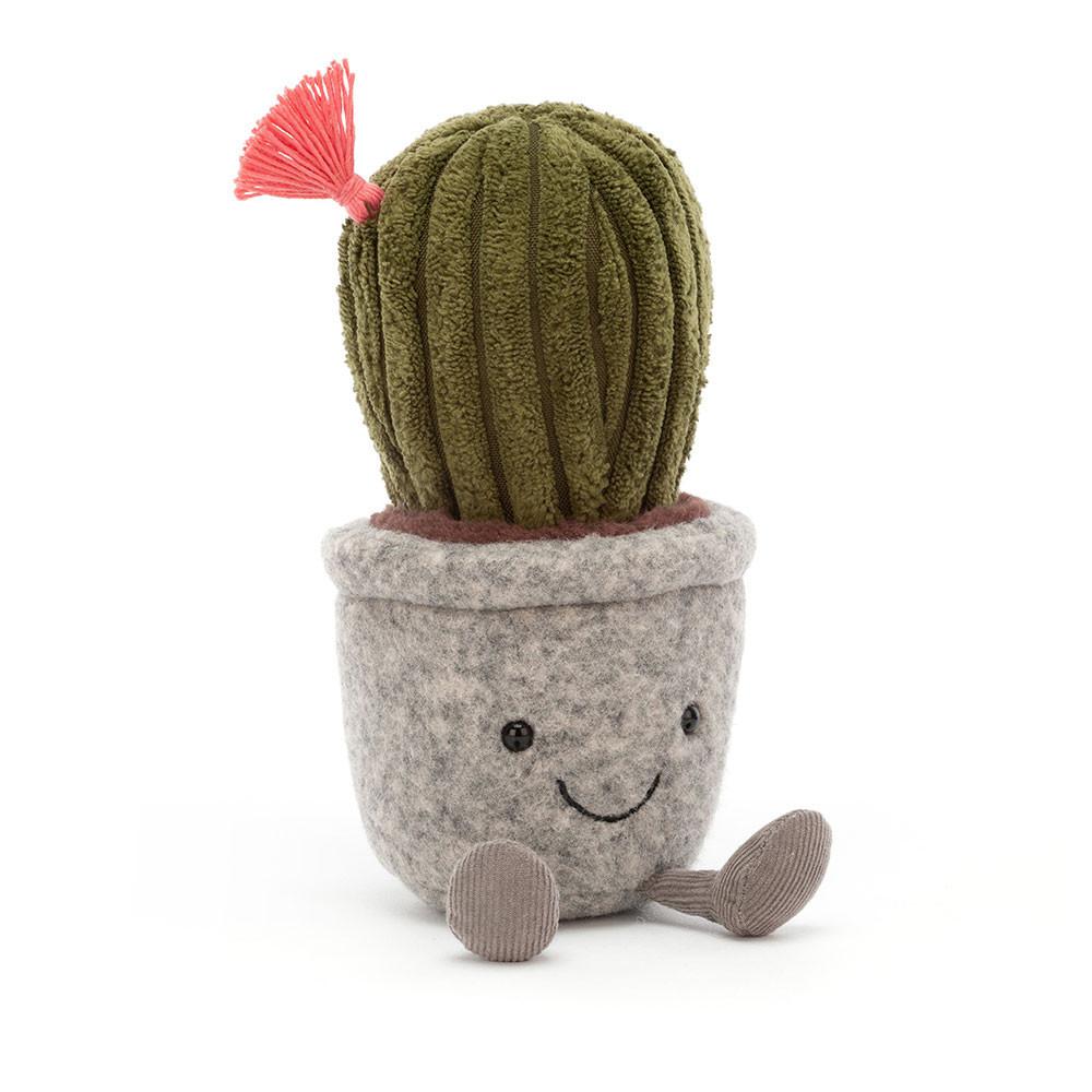 Pluszaki Jellycat Amuseables Silly Succulent Barrel Cactus,19cm x 7cm x 7cm Zielone | Polska  WMPE-76812