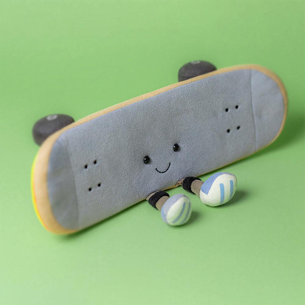 Pluszaki Jellycat Amuseables Skateboarding,15cm x 34cm x 8cm Niebieskie | Polska  TRZC-15942