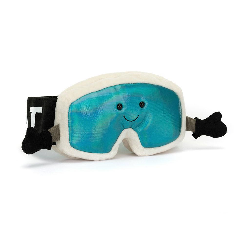 Pluszaki Jellycat Amuseables Ski Goggles,11cm x 17cm x 4cm Niebieskie | Polska  LYFE-07358