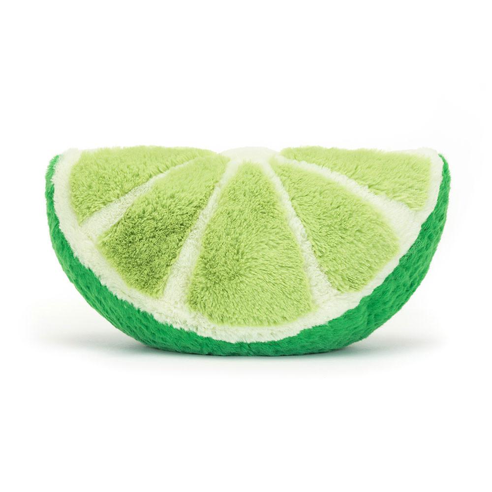 Pluszaki Jellycat Amuseables Slice of Lime,18cm x 25cm x 11cm Zielone | Polska  BXJE-52680