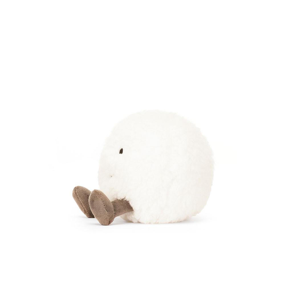 Pluszaki Jellycat Amuseables Snowball,10cm x 9cm x 8cm Białe | Polska  DQKY-90743