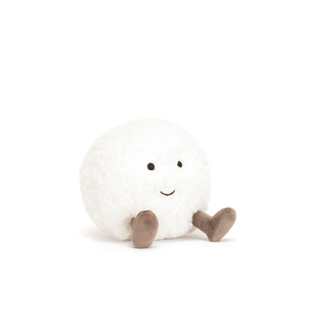 Pluszaki Jellycat Amuseables Snowball,10cm x 9cm x 8cm Białe | Polska  DQKY-90743