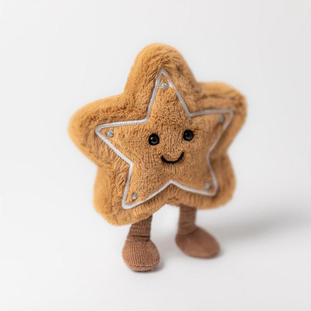 Pluszaki Jellycat Amuseables Star Cookie,13cm x 10cm x 3cm Brązowe | Polska  GQPH-87052