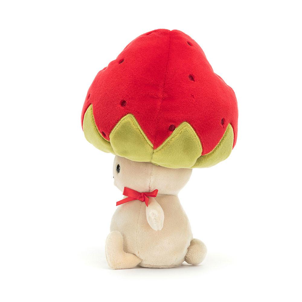 Pluszaki Jellycat Amuseables Straw-Beret Sallie,17cm x 12cm x 6cm Czerwone | Polska  UPAD-21365