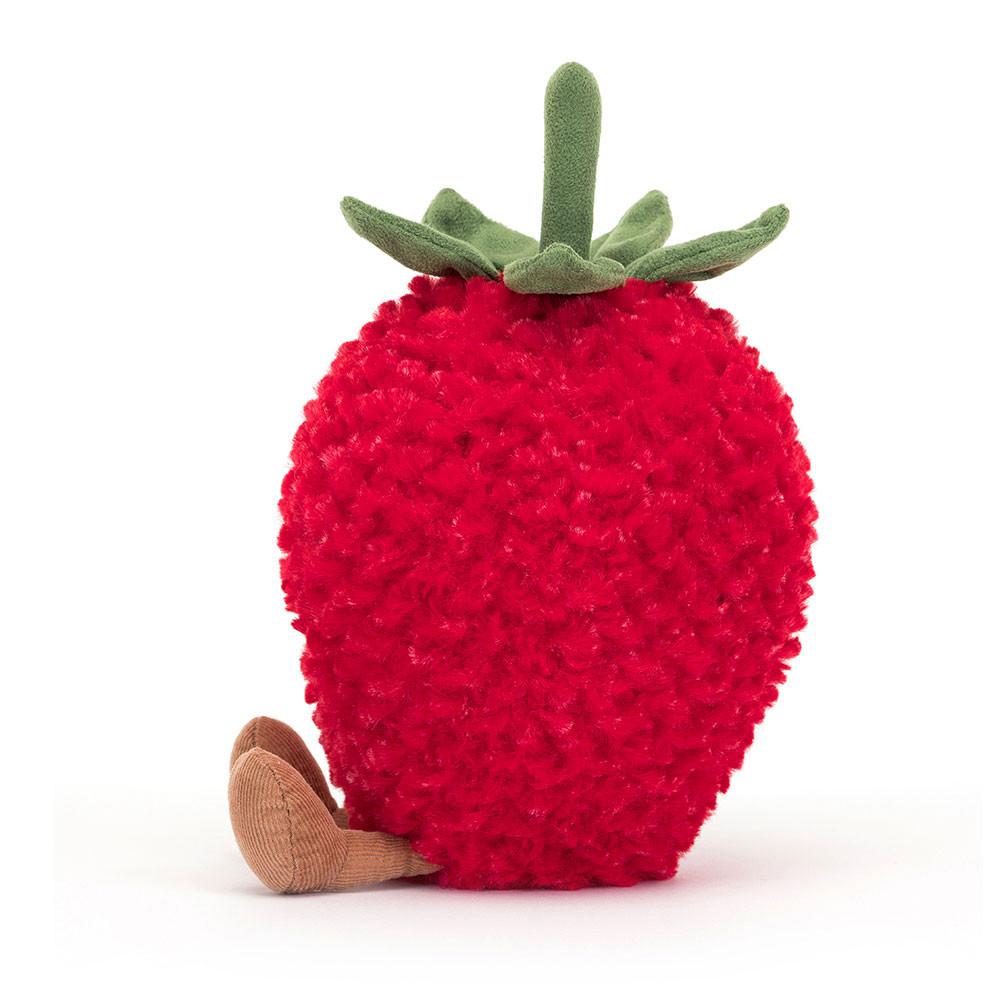 Pluszaki Jellycat Amuseables Strawberry,20cm x 13cm x 9cm Czerwone | Polska  DQFC-17698