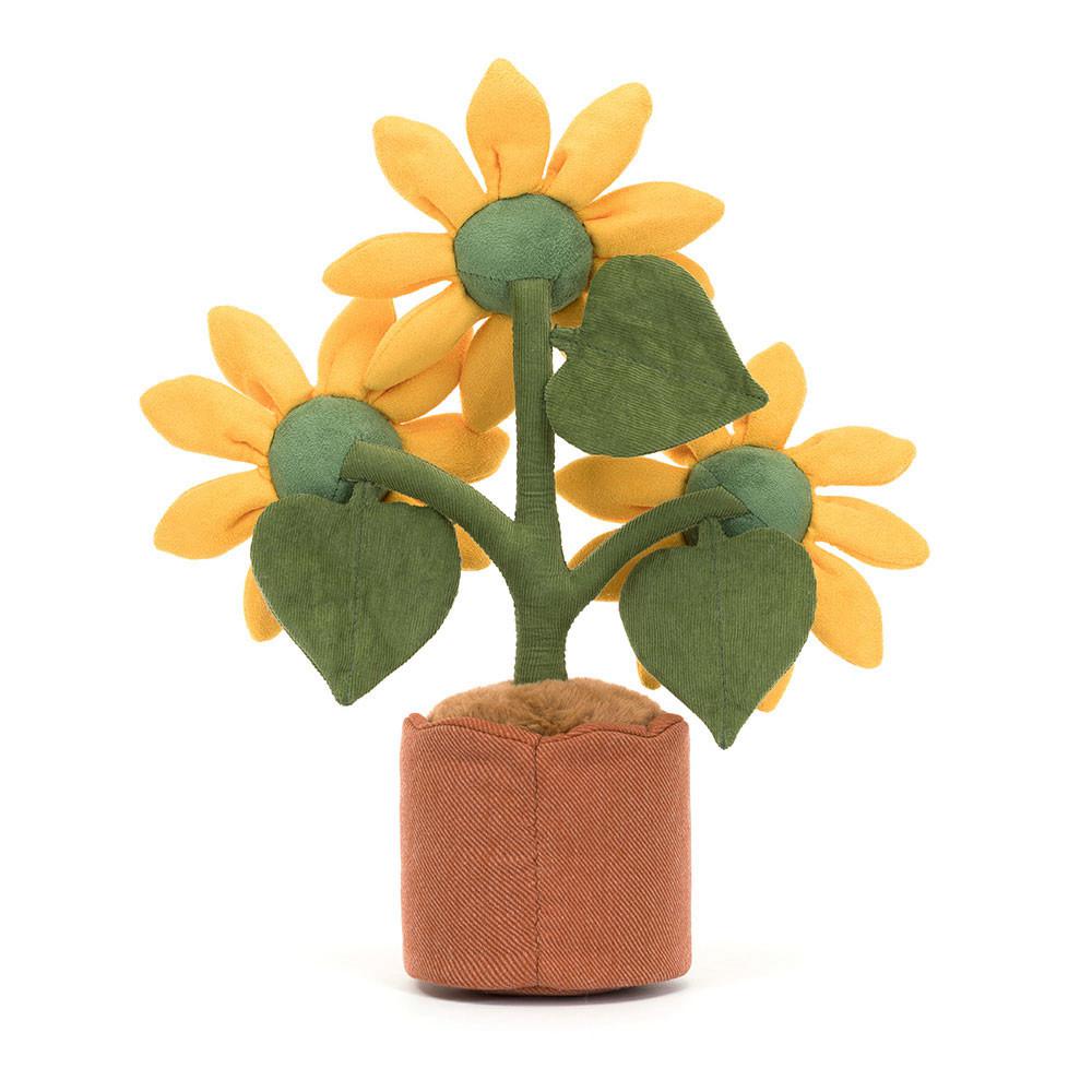 Pluszaki Jellycat Amuseables Sunflower,35cm x 11cm x 11cm Żółte | Polska  JWKX-30687